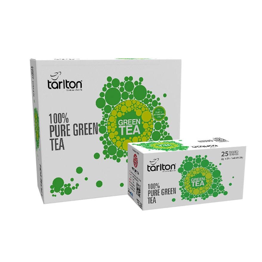 Pure Ceylon Tea, Green Tea, Tea Bags, Tarlton Tea, Premium Green Tea, Wholesale Tea Supplier, Export, Custom Brand, Tea Company