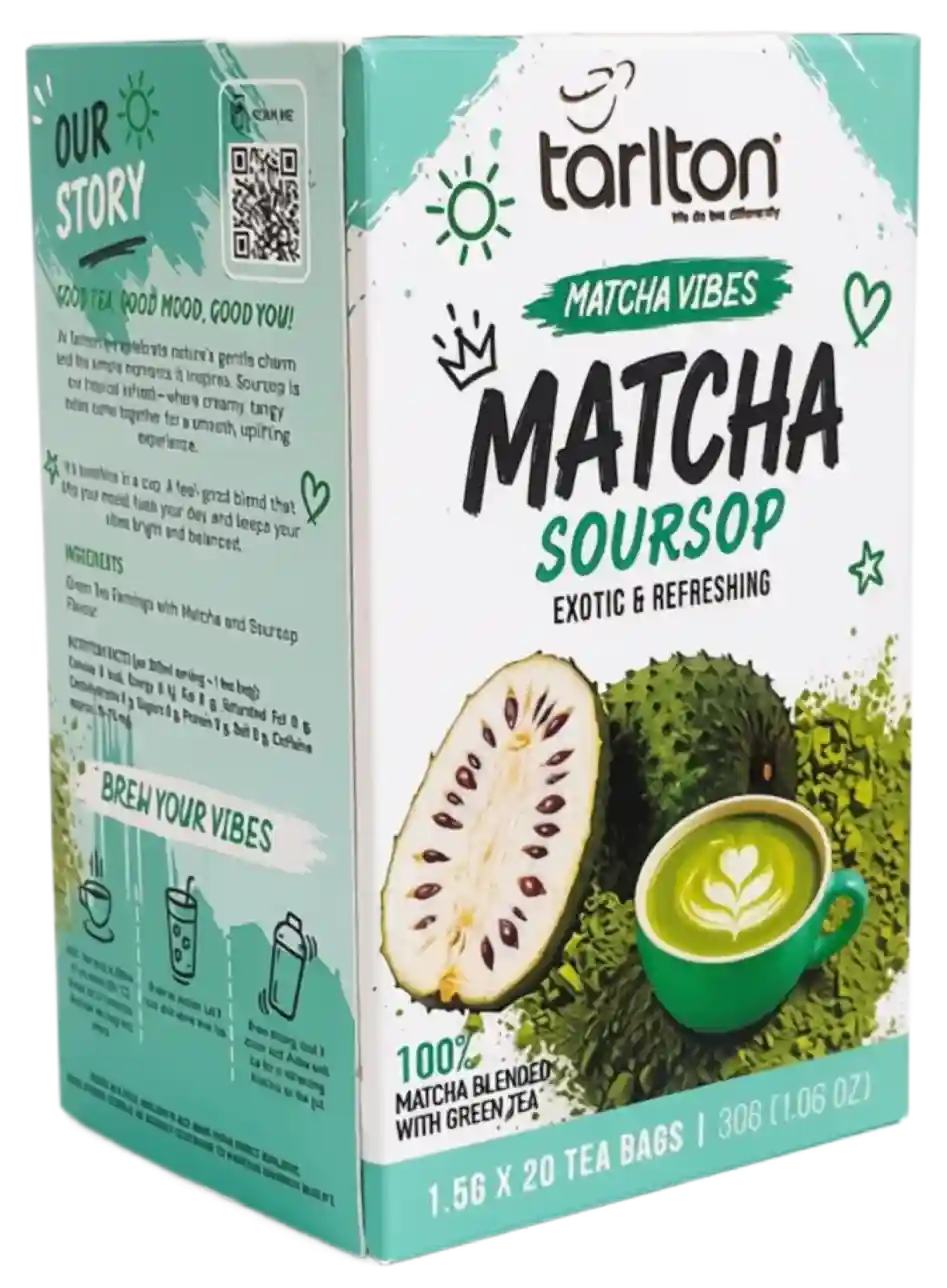 Tarlton tea and soursop matcha tea